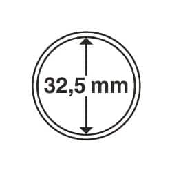 Coin Capsules PREMIUM diameter 32.5mm 100per pack
