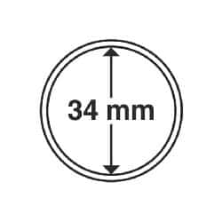 INTERCEPT ULTRA Coin Capsules 34mm, pack of 10