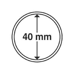 ULTRA Coin Capsules, inside diameter 40mm