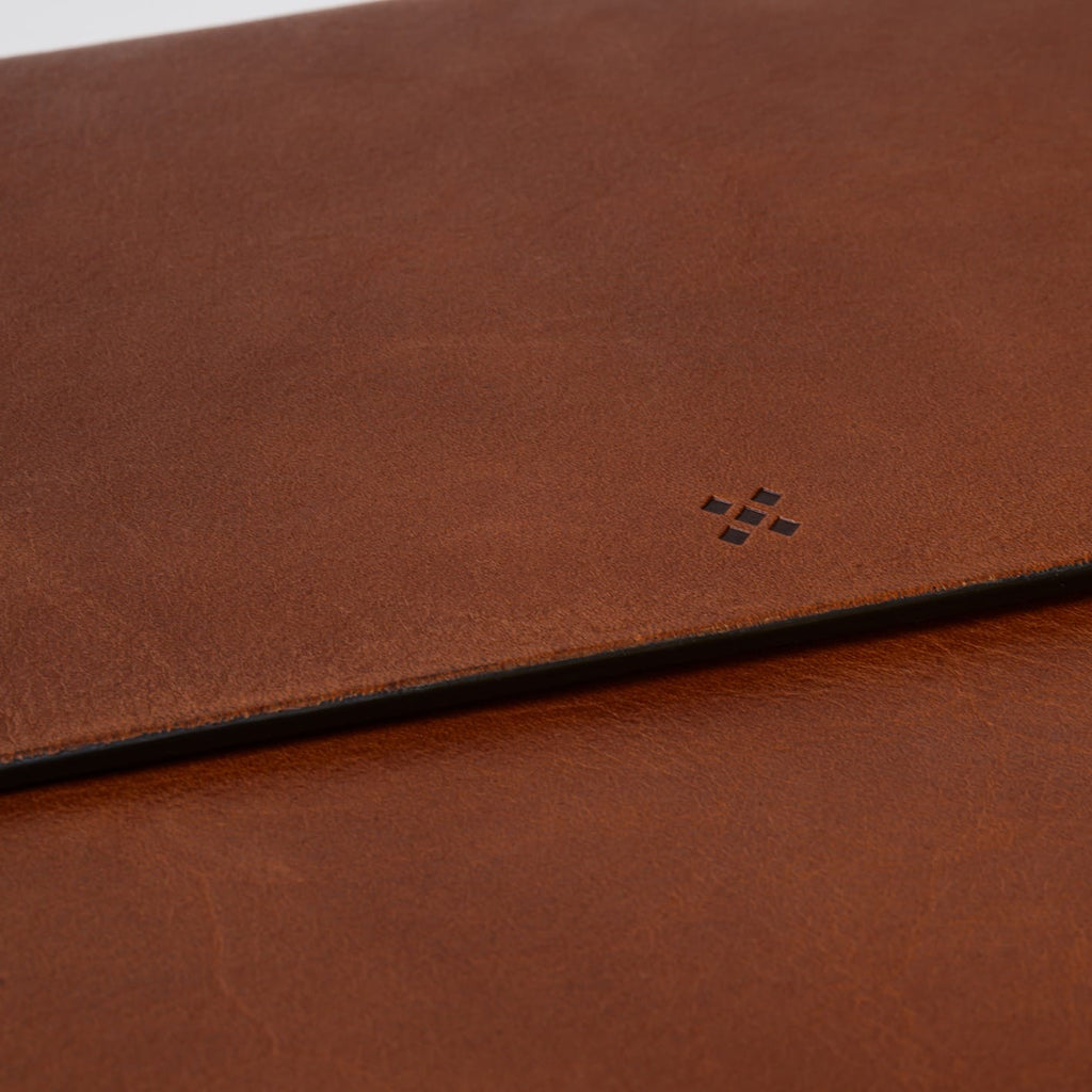 LEGENDÄR Briefcase SLYMM - Chestnut