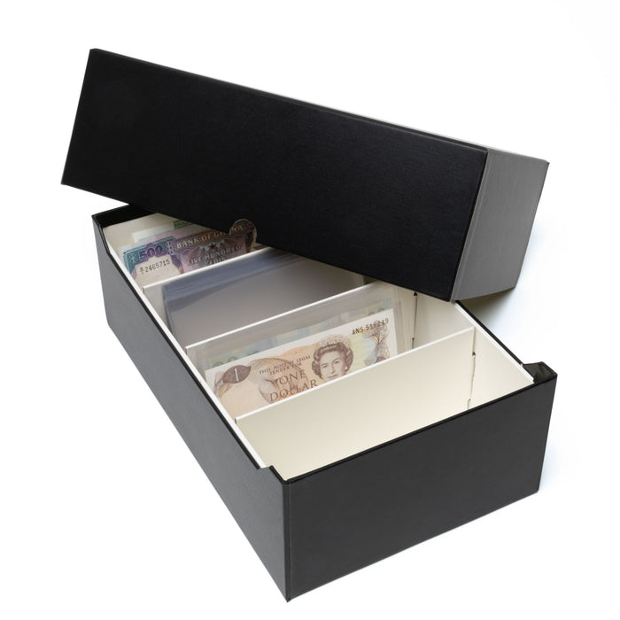 Logic Archive box for 500 banknotes, black