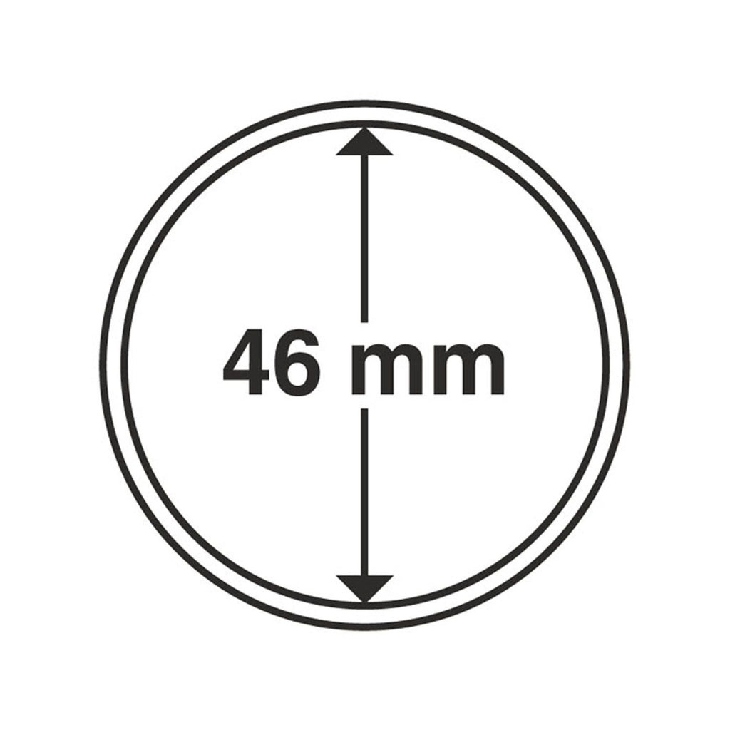 Coin Capsules, Inner Diameter 46mm, 100 per pack
