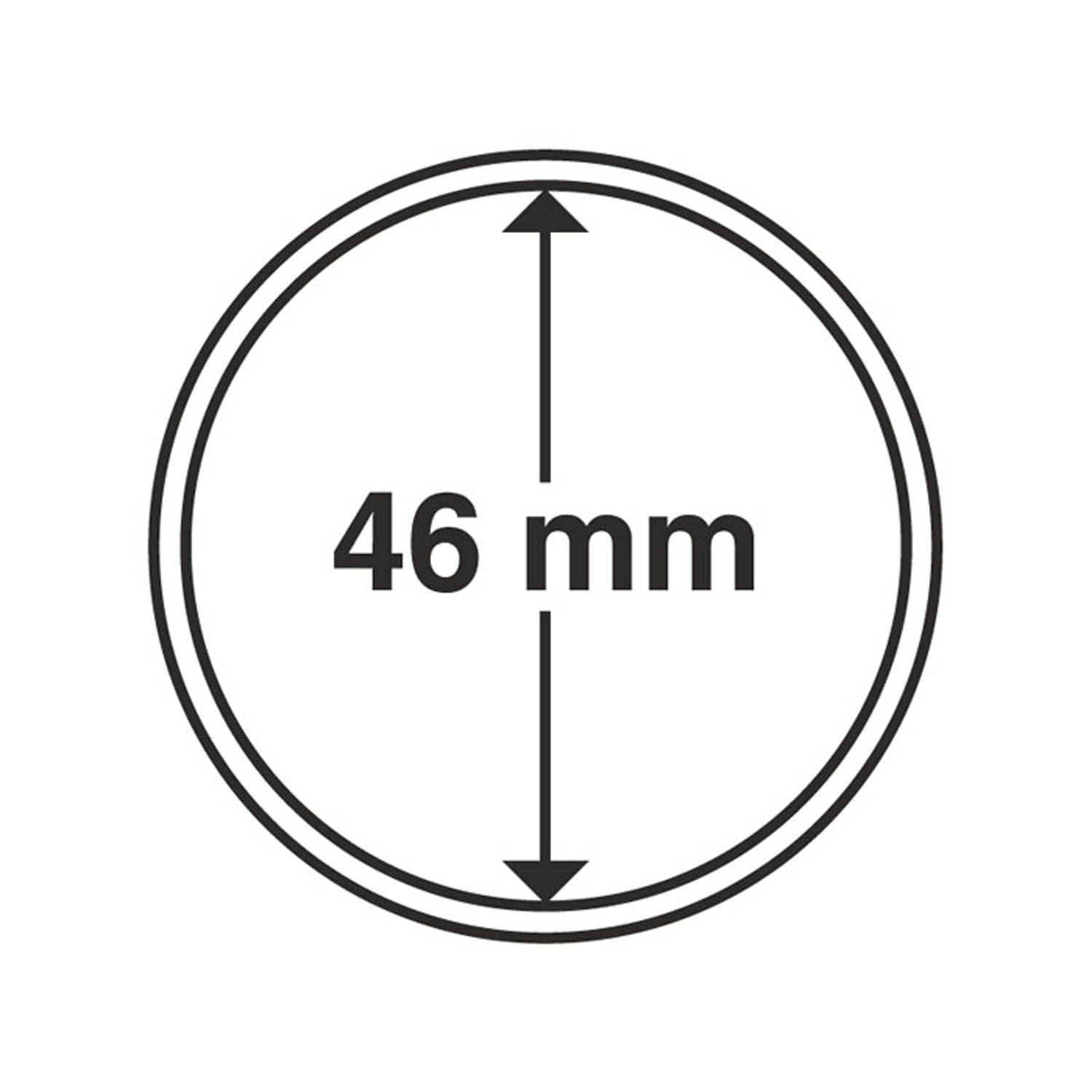 Coin Capsules, Inner Diameter 46mm, 100 per pack