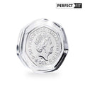 ULTRA coin capsules Perfect Fit for 50 Pence (27.30mm), pack of 10