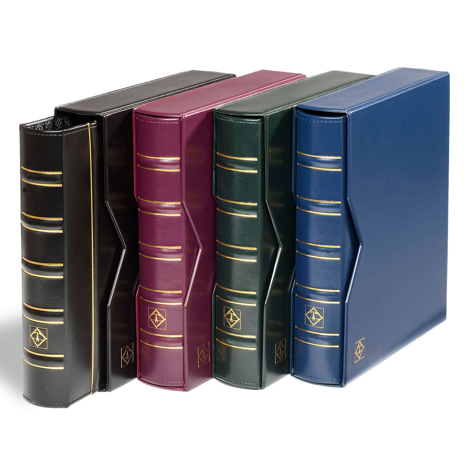 OPTIMA Ringbinder & Slipcase, Classic Design, Blue