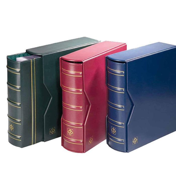 OPTIMA GIGANT Ringbinder & Slipcase, Classic Design, Blue