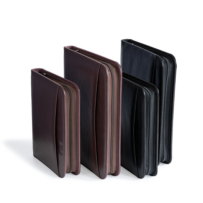 Ring binder folder KURT in GRANDE format, Black