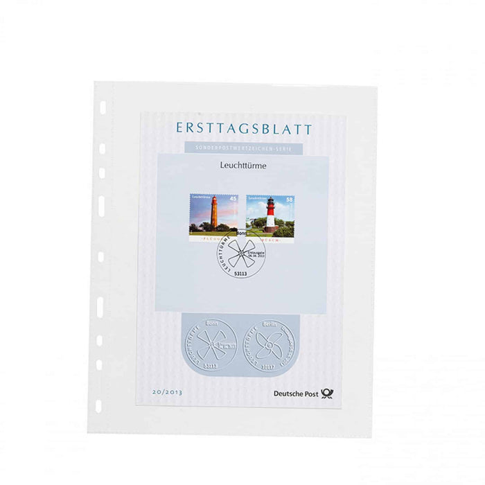 Optima easy plastic sheets 1 pocket clear pack of 50