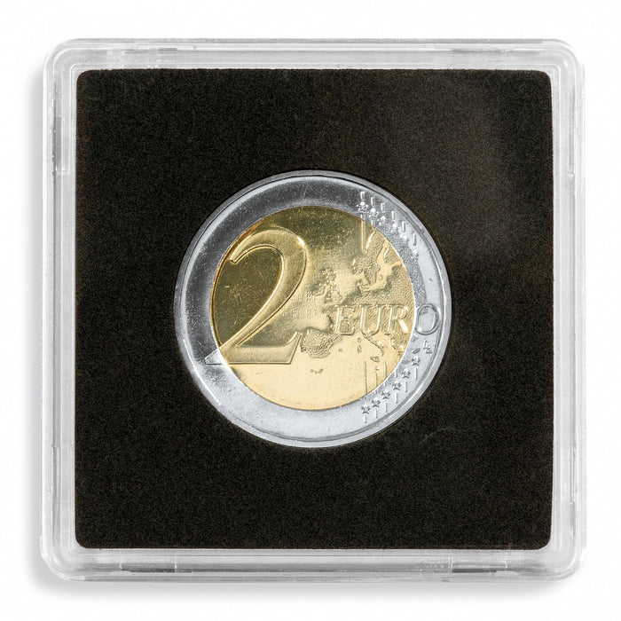 Square Coin Capsules QUADRUM, Inner Diameter 31mm (pack of 10)