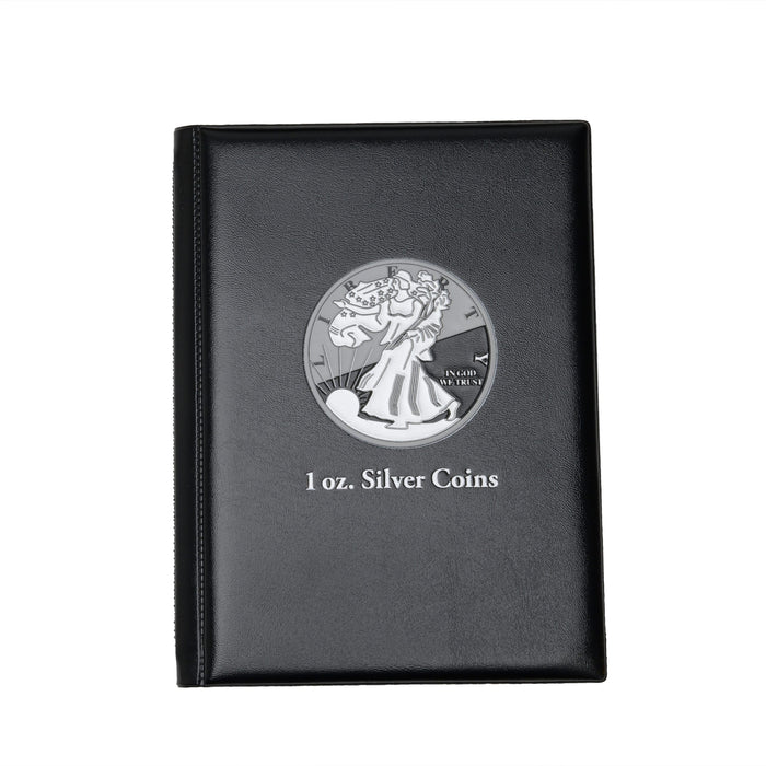 Pocket album ROUTE for 48 silver coins up to 41mm diameter, Black