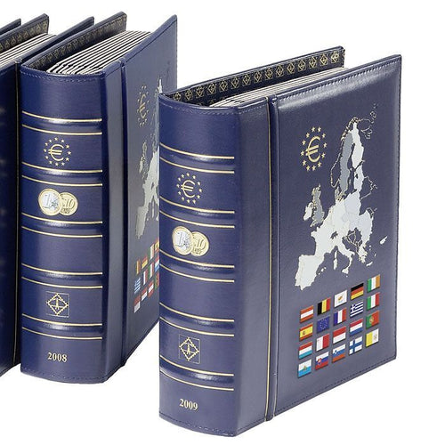 Coin album VISTA, Euro year 2019, incl. protective box, blue