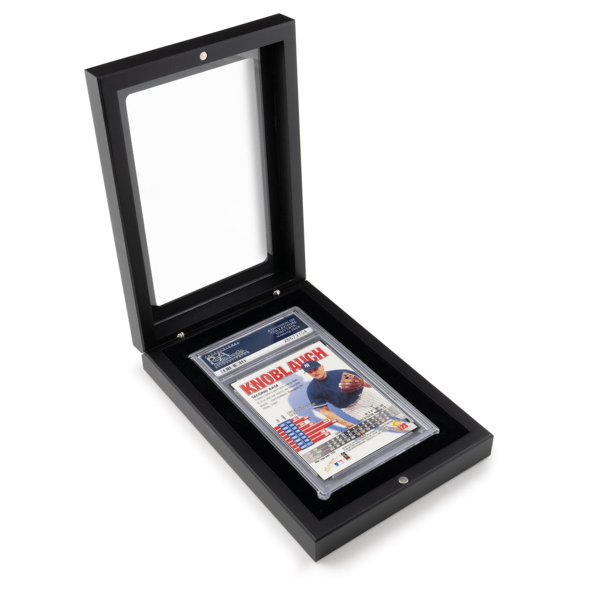 TCG Volterra frame for a PSA graded trading card, black